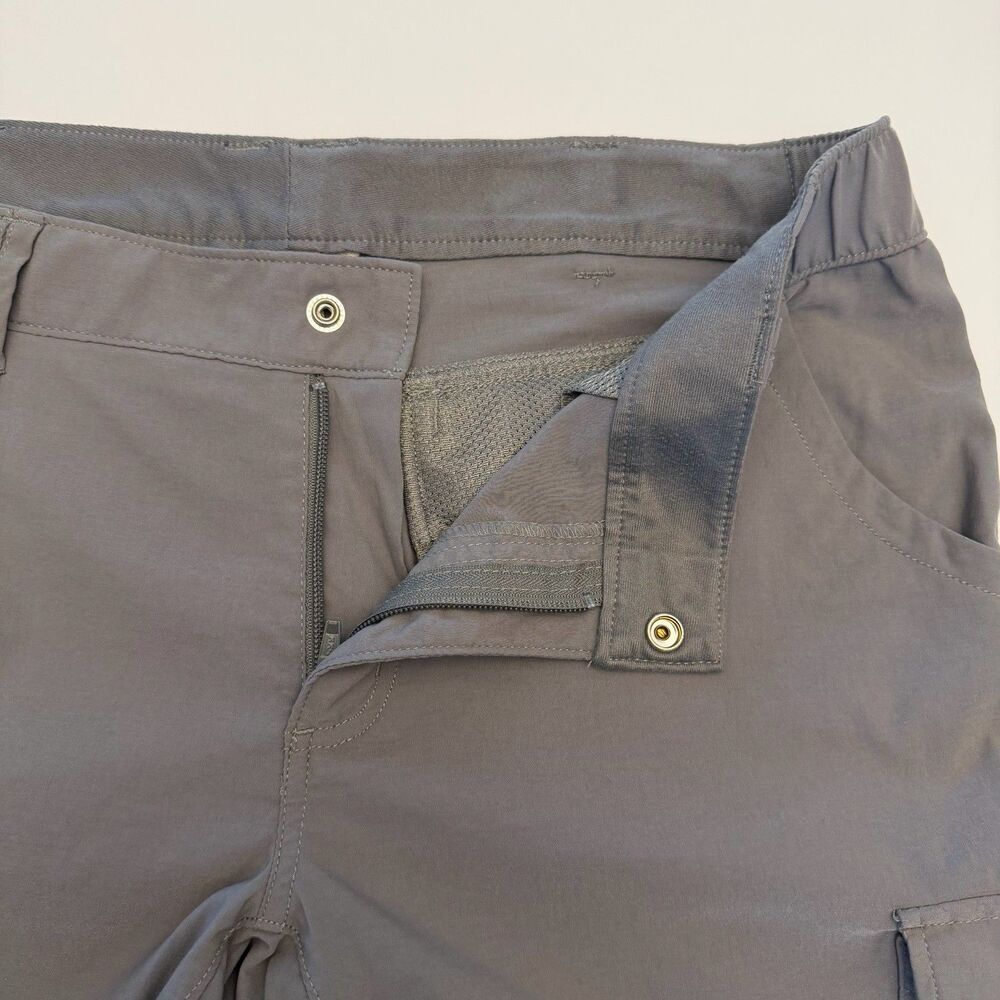 Duluth Trading Dry On The Fly Cargo Pants Women's 12x33 Gray DuluthFlex Stretch - Picture 7 of 12
